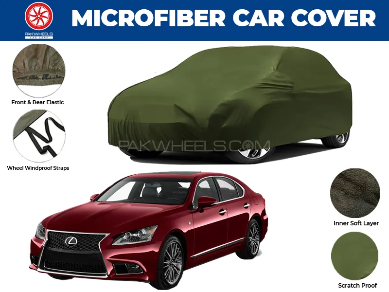 Lexus LS 600  2010-2025 | Water Repellent and Anti Scratch Microfiber Car Top Cover Image-1