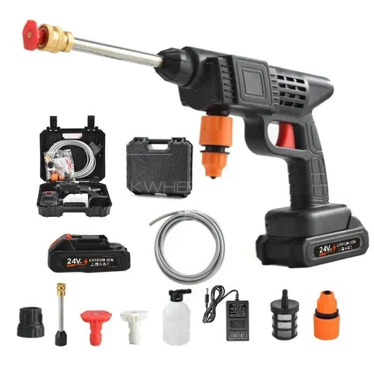 Rechargeable Cordless High-Pressure Car Washer | 48V Portable Power Cleaning Kit Image-1