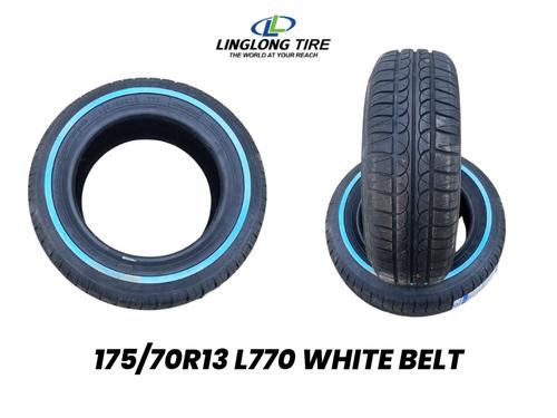 LINGLONG TIRE 175/70R13 L770 WHITE BELT LINGLONG TIRE 175/70R13 L770 WHITE BELT