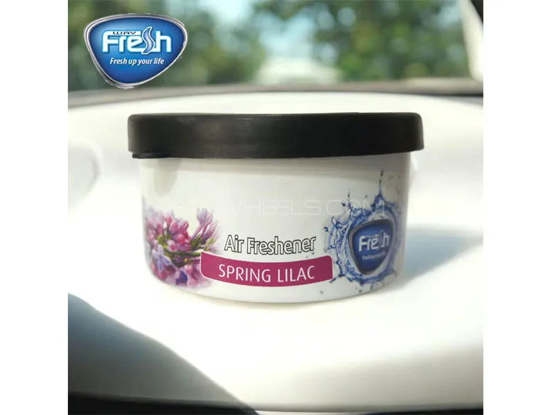 FreshWay Car AirFreshener - Spring Lilac - Made In Europe - Long Lasting Fragrance - Car Perfume Image-1