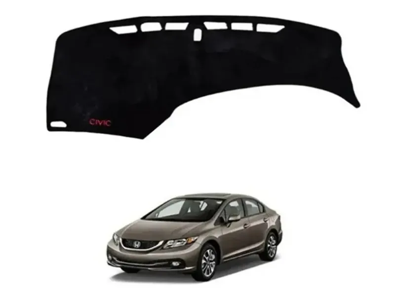 Honda Civic 2012 2016 Car Dashboard Cover  Non-Slip  Geniune Original Quality And Size LongLast Image-1