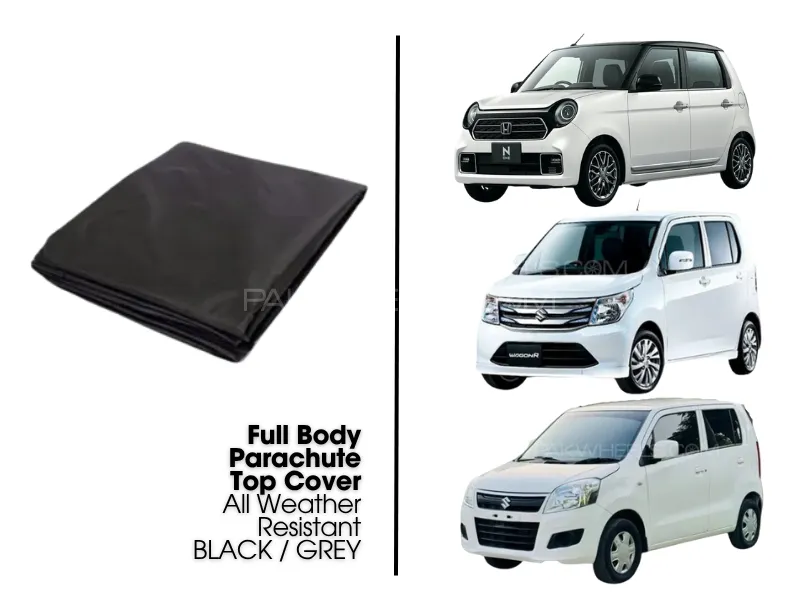 Honda N | Daihasu Mira | Wagon R | & similar cars Full Body | Parachute | Top Cover | All Weather Re Image-1