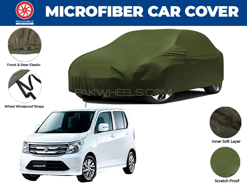 Suzuki Wagon R Japanese 2018-2025 | Water Repellent and Anti Scratch Microfiber Car Top Cover Image-1
