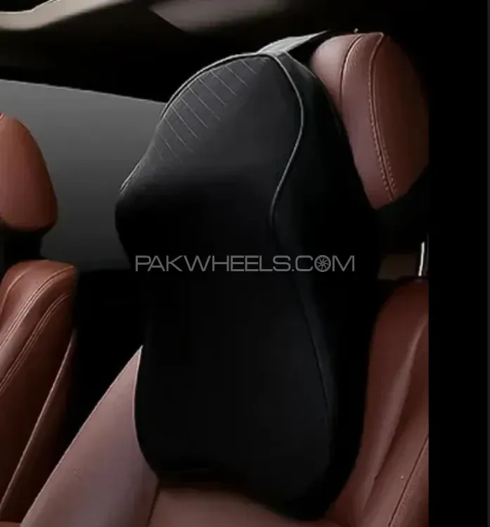 Ergonomic Car Seat Lumbar Support Cushion – Memory Foam Back Support for Car, Office & Home Use Image-1