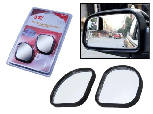 3R 1 Pair | Blind Spot Mirrors | Vehicle Square Rear View Wide Angle Round Convex Mirror  3R 1 Pair | Blind Spot Mirrors | Vehicle Square Rear View Wide Angle Round Convex Mirror