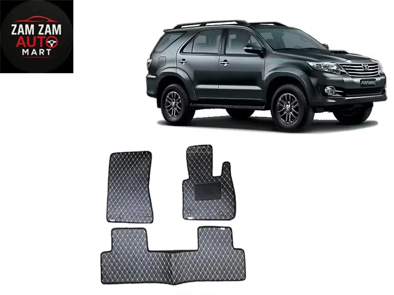 Toyota Fortuner 7D Floor Mat 4PCS - Model 2013-2016 Image-1