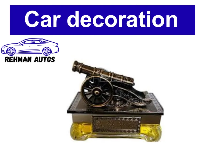 Vintage Cannon Design Car Dashboard Perfume – Premium Long-Lasting Air Freshener & Stylish Decor Image-1