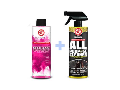 PakWheels All Purpose Cleaner APC Citrus & Spotless Car Wash Shampoo (Blue) Bundle PakWheels All Purpose Cleaner APC Citrus & Spotless Car Wash Shampoo (Blue) Bundle