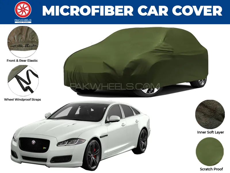 Jaguar XF 2015-2018 | Water Repellent and Anti Scratch Microfiber Car Top Cover Image-1