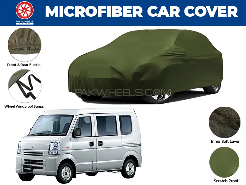 Suzuki Every  2006-2015 | Water Repellent and Anti Scratch Microfiber Car Top Cover Image-1