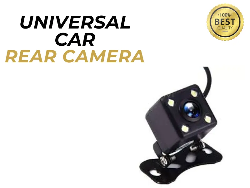 Universal Car Rear View Camera | 4 LED Backup | Waterproof Wide Angle Parking Assist Universal Car Rear View Camera | 4 LED Backup | Waterproof Wide Angle Parking Assist Image-1