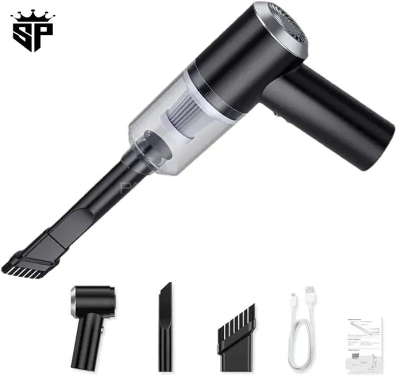 3 in 1 Portable Vacuum Cleaner | Duster & Air Blower | Wireless Handheld for Car & Home 3 in 1 Portable Vacuum Cleaner | Duster & Air Blower | Wireless Handheld for Car & Home Image-2