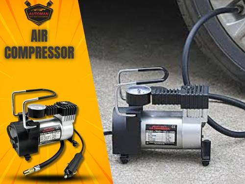 Car Air Compressor Single Cylinder – 12V Portable Tire Inflator Pump | AutoManPK Car Air Compressor Single Cylinder – 12V Portable Tire Inflator Pump | AutoManPK