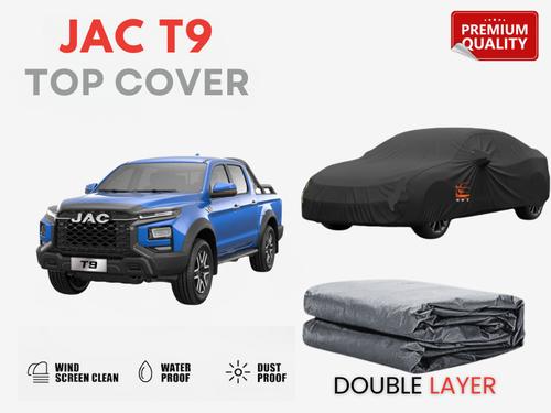 JAC T9 Hunter Double Layer Top Cover | Waterproof Black Protection | Dust & UV Resistant JAC T9 Hunter Double Layer Top Cover | Waterproof Black Protection | Dust & UV Resistant