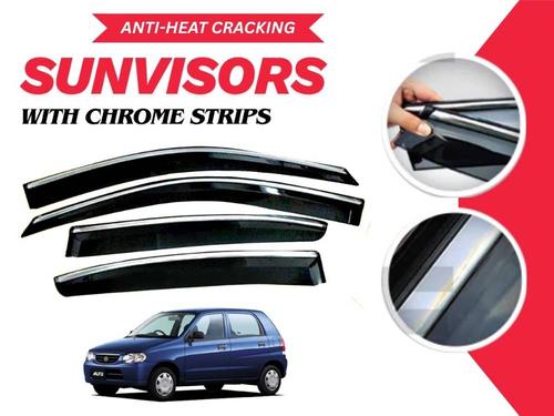 Suzuki Alto Vxr Sun Visor With Chrome Strips | Air Press | Anti-Heat Cracking Sun Visors  Suzuki Alto Vxr Sun Visor With Chrome Strips | Air Press | Anti-Heat Cracking Sun Visors