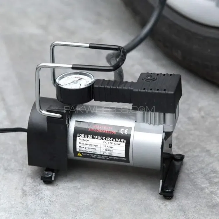 Air Compressor Car Tyre Inflator Pump 12V | 150 PSI | Portable Auto Pump for SUV & Trucks Air Compressor Car Tyre Inflator Pump 12V | 150 PSI | Portable Auto Pump for SUV & Trucks Image-2