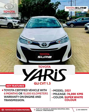 Toyota Yaris Sedan GLI CVT 1.3 2021