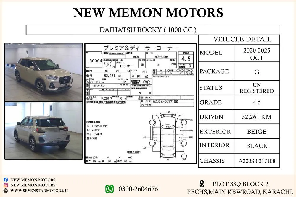 Daihatsu Rocky 2020 for Sale in Karachi Daihatsu Rocky 2020 for Sale in Karachi Image-14
