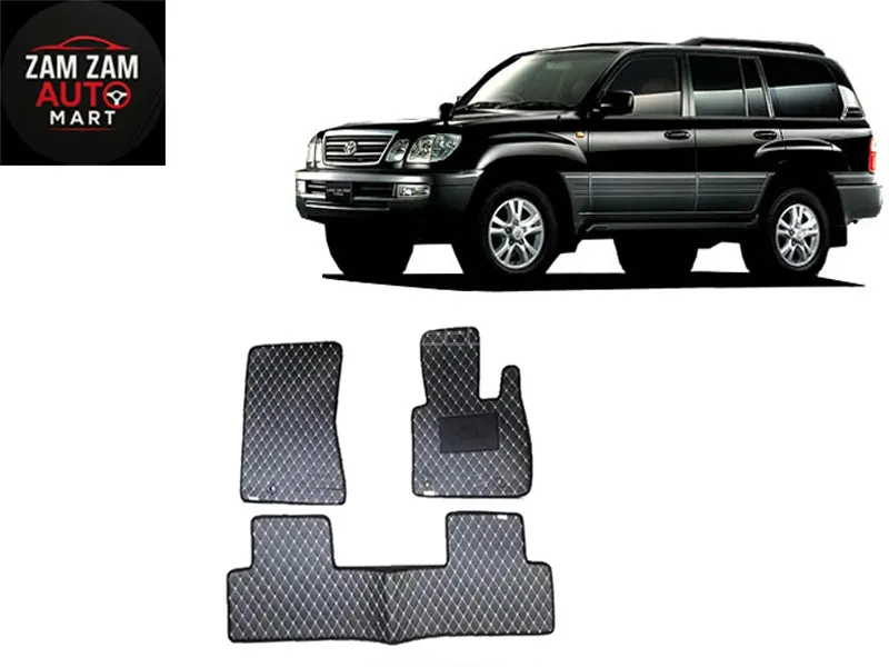 Toyota Land Cruiser 7D Floor Mat  3PCS - Model 1998-2007 Toyota Land Cruiser 7D Floor Mat  3PCS - Model 1998-2007 Image-1