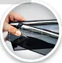 Toyota Vitz 2005 - 2010 Sun Visor With Chrome Strips | Air Press | Anti-Heat Cracking Sun Visors  Toyota Vitz 2005 - 2010 Sun Visor With Chrome Strips | Air Press | Anti-Heat Cracking Sun Visors  Image-2