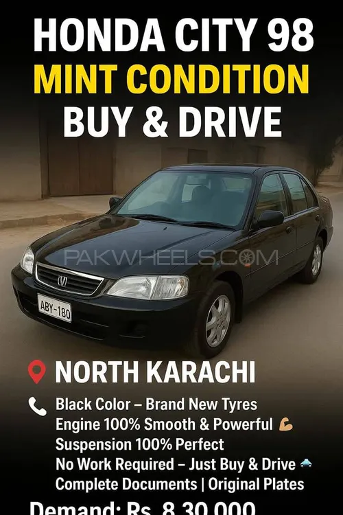 Honda City 1998 for Sale in Karachi Honda City 1998 for Sale in Karachi Image-5