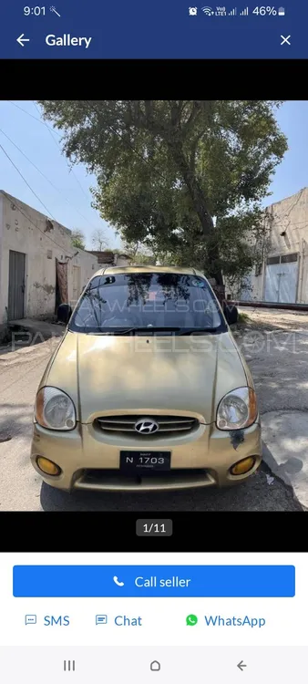 Hyundai Santro 2001 for Sale in Peshawar Hyundai Santro 2001 for Sale in Peshawar Image-2