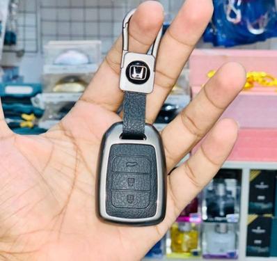 Honda City 2022 Key Cover With Metal Shell 3 Button Honda City 2022 Key Cover With Metal Shell 3 Button