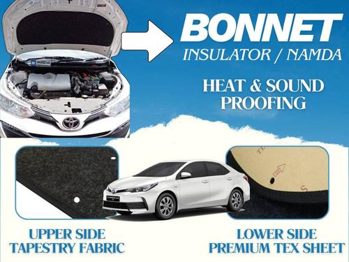 Toyota Corolla 2014-2025 Bonnet Insulator | Bonnet Namda | Double Layer | Heat & Sound Proofing Toyota Corolla 2014-2025 Bonnet Insulator | Bonnet Namda | Double Layer | Heat & Sound Proofing