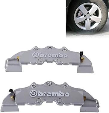 Universal Brembo Brake Caliper Cover For Car  Grey Color Universal Brembo Brake Caliper Cover For Car  Grey Color