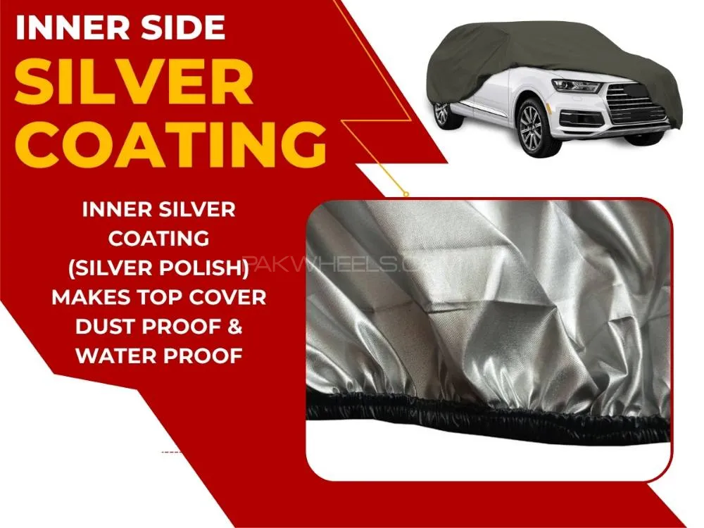 Honda City 2021 - 2025 Top Cover | Upper Side Mulbury Coating | Anti-Heat | Dust & Water Proof Honda City 2021 - 2025 Top Cover | Upper Side Mulbury Coating | Anti-Heat | Dust & Water Proof Image-3