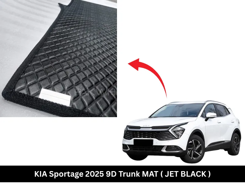 KIA SPORTAGE L 2025 9D Trunk MAT ( JET BLACK ) Image-1