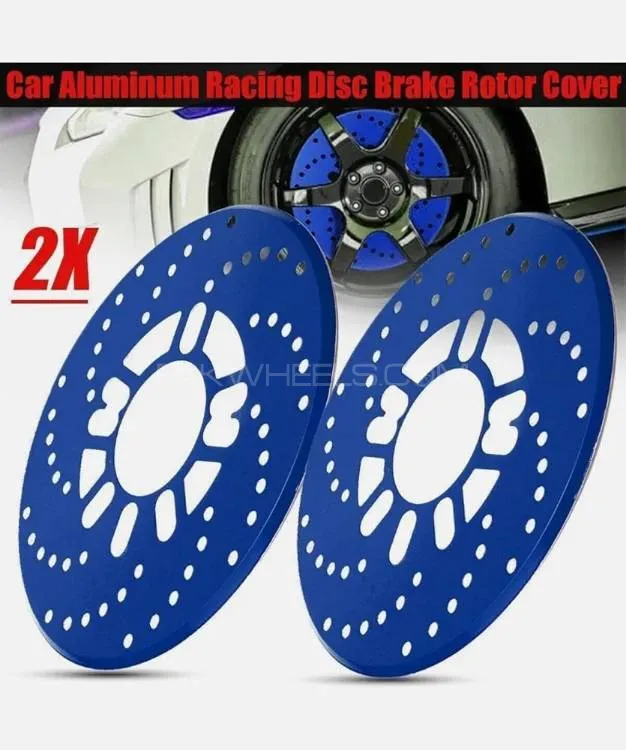 Universal Wheel Disc Brake Cover For Car Blue Color Universal Wheel Disc Brake Cover For Car Blue Color Image-5
