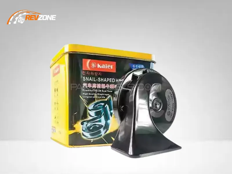 Kaier T-11 Snail Type 12V Waterproof Horn – Super Sound Dual Horn Set for Car & Bike (2Pcs) Image-1