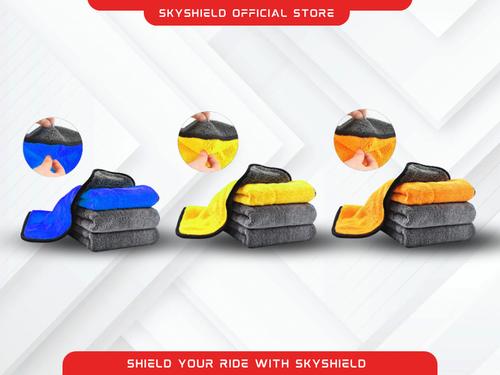 Microfiber Towels - Bundle Of Three - 40x40cm (800GSM) Microfiber Towels - Bundle Of Three - 40x40cm (800GSM)