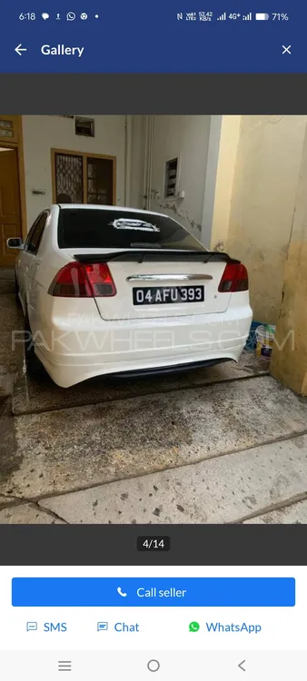 Honda Civic 2004 for Sale in Peshawar Honda Civic 2004 for Sale in Peshawar Image-3