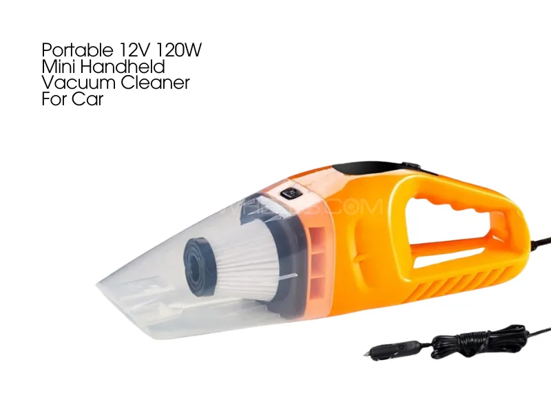 Portable 12V 120W | Mini Handheld | Vacuum Cleaner | For Car Image-1