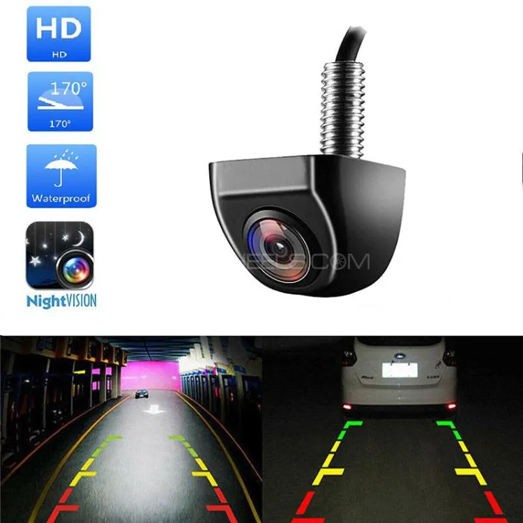 Universal HD Rear View Car Reverse Camera | Waterproof | Night Vision & Wide Angle Image-1