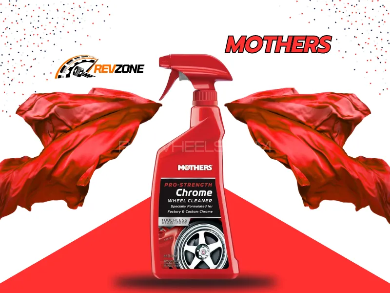 Mothers Pro-Strength Chrome Wheel Cleaner – 710ml (24oz) - Made in USA Image-1
