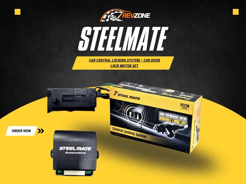 STEELMATE CAR CENTRAL LOCKING SYSTEM – CAR DOOR LOCK MOTOR SET Image-1