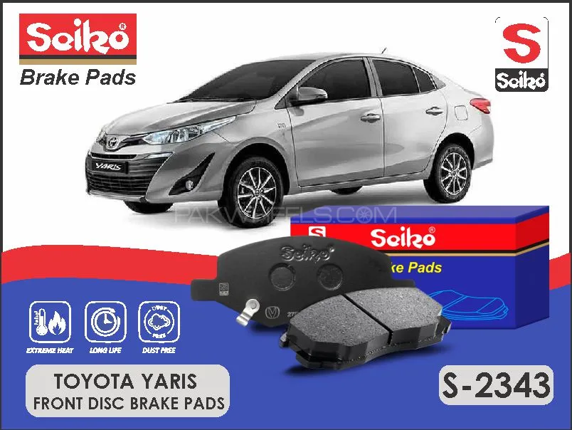 Toyota Yaris 2020-2023 Premium Seiko Front Disc Brake Pad Image-1