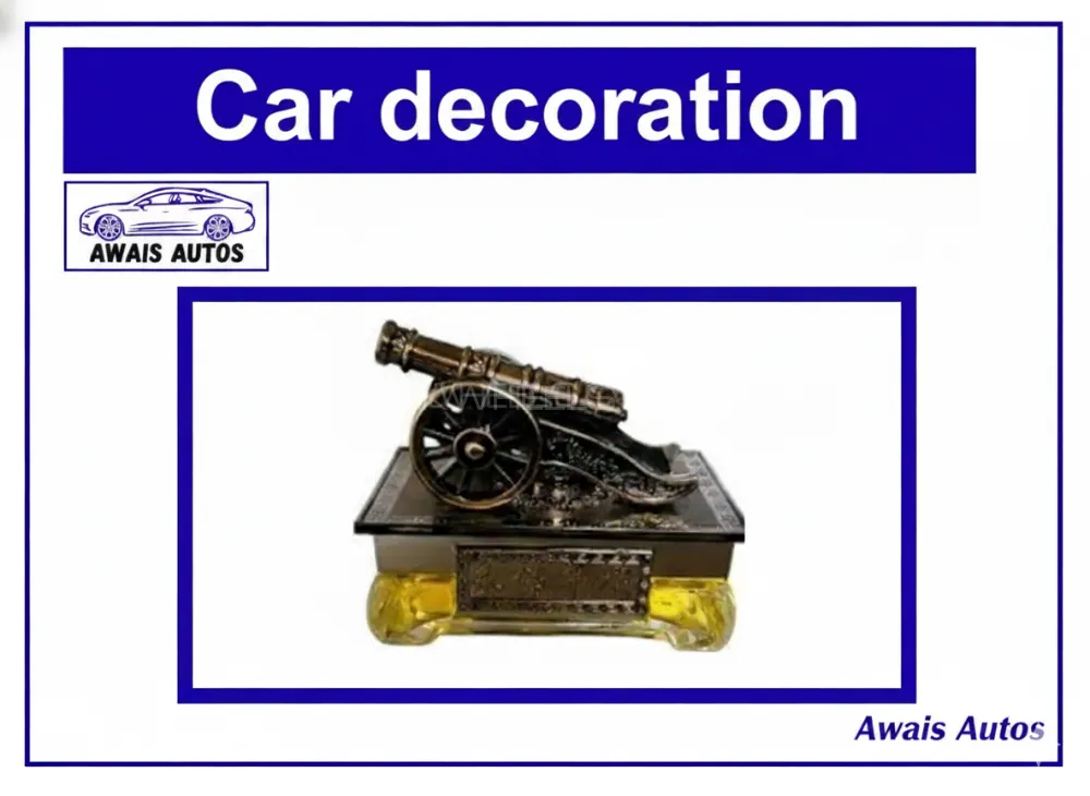 Vintage Cannon Design Car Dashboard Perfume – Premium Long-Lasting Air Freshener & Stylish Decor Image-1