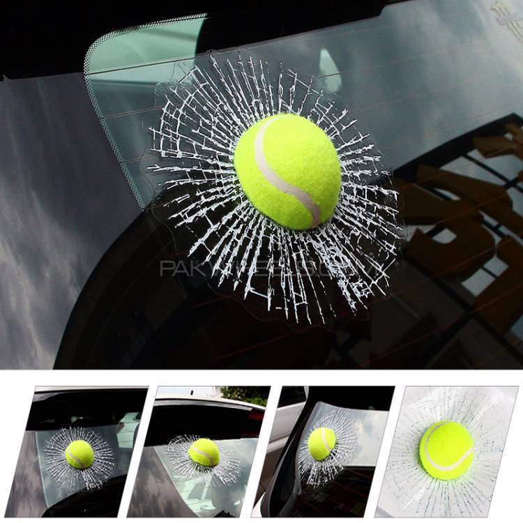 3D Tennis Ball Sticker  Image-1