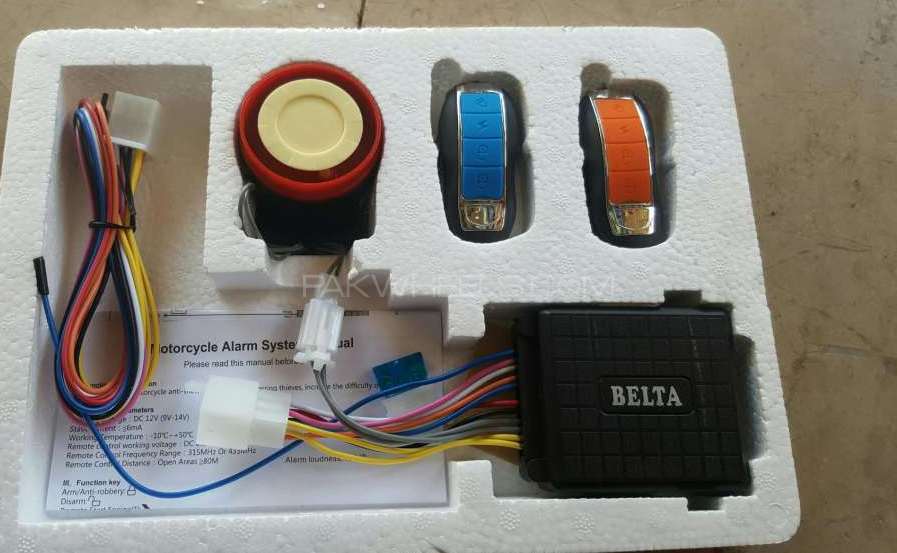 New Imported Motorcycle and Car Remote Control Alarm System Image-1