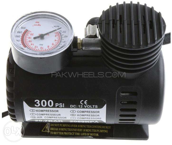 12V Mini air compressor For Car Tyres Free delivery Image-1