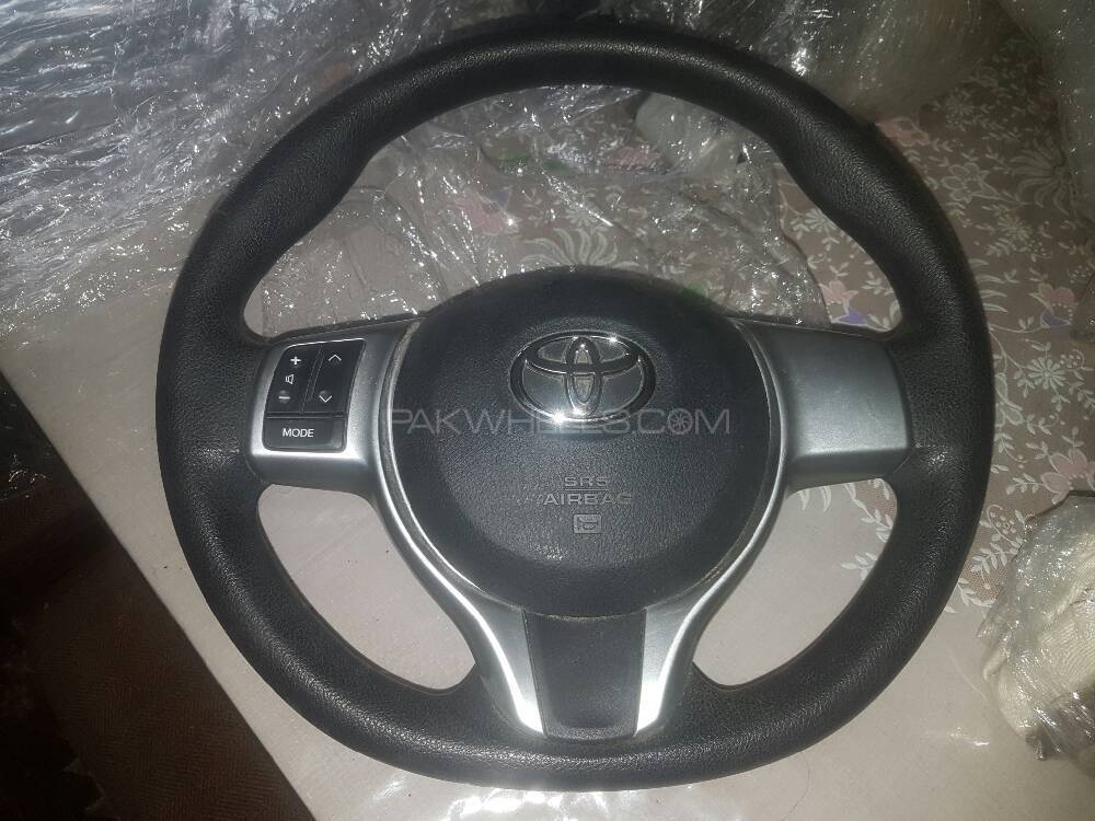 Toyota Vitz 2010-2016 Multimedia Steering Wheel Image-1