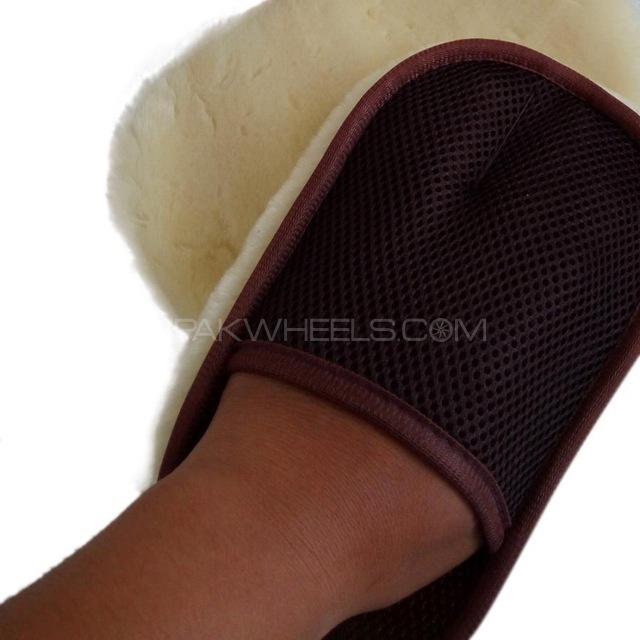 Polishing Mitts Buffing Car Cleaning Wash Glove Image-1