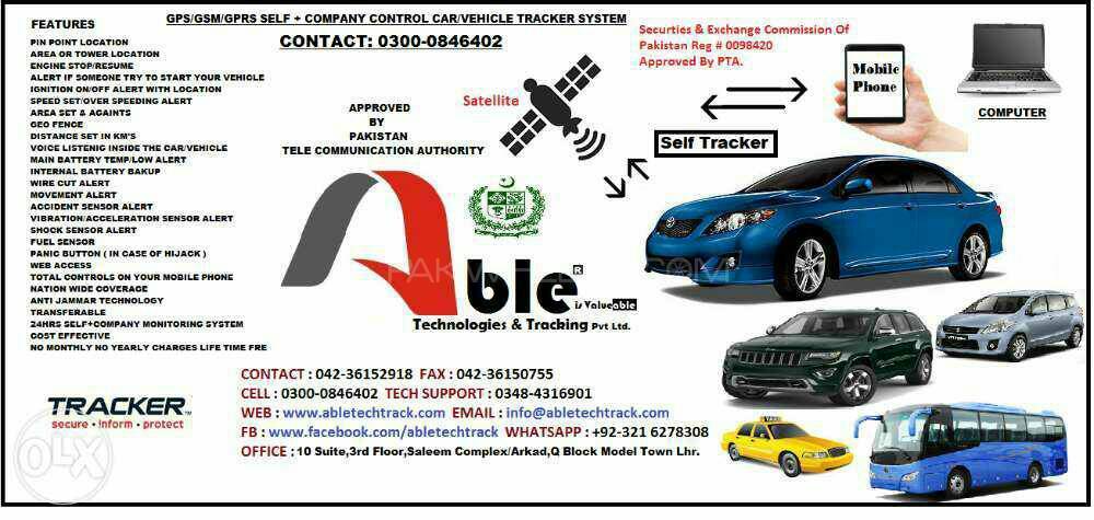 car tracker system company self control life time free compa car tracking system