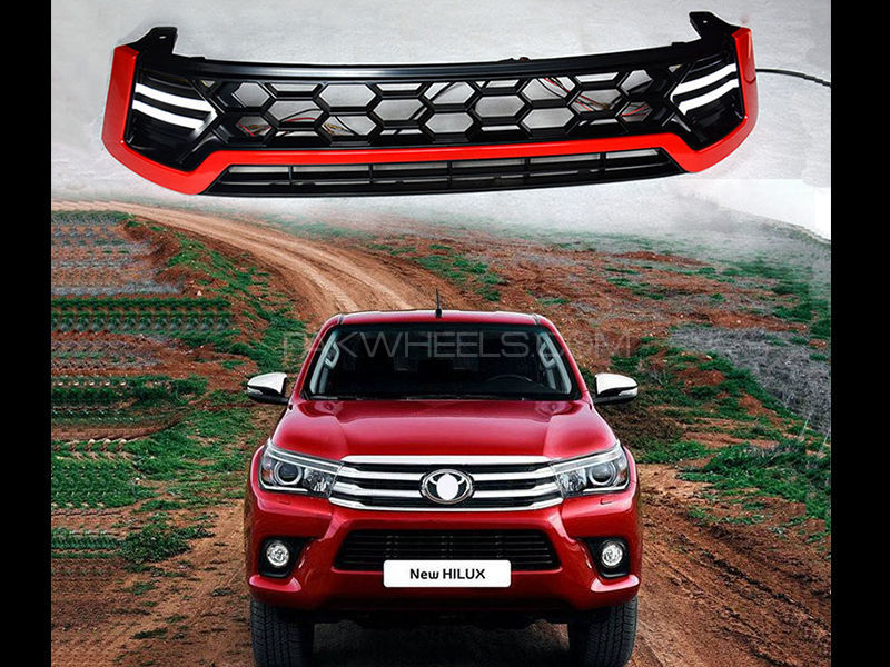 Hilux Revo Sporty Led Drl Front Grill Hilux Revo Sporty Led Drl Front Grill Image-4