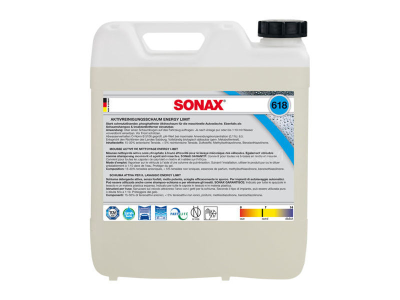 Sonax Active Cleaning Foam Energy - 10Ltr Image-1