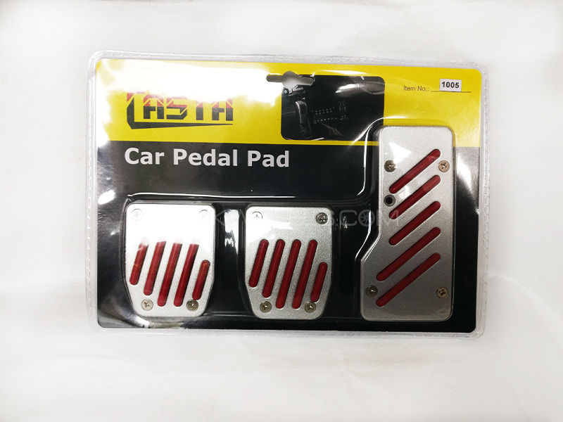 Casta Pedal Covers Red Metal Image-1